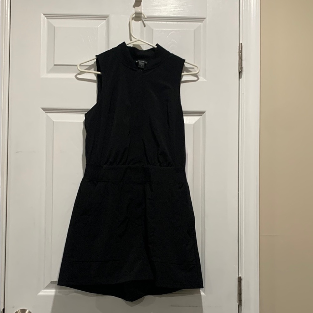 Athleta Black Sleeveless Romper